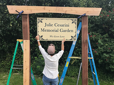 Julie Cesarini Memorial Garden